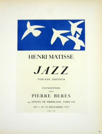 Litografía Matisse - Jazz