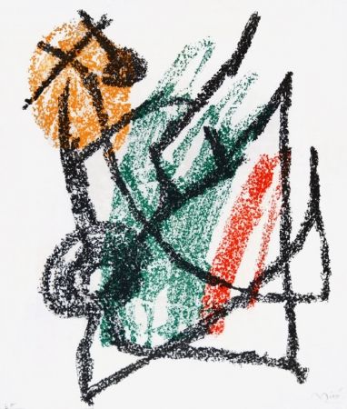 Litografía Miró - Je Travaille Comme un Jardinier (I Work Like a Gardener), 1963