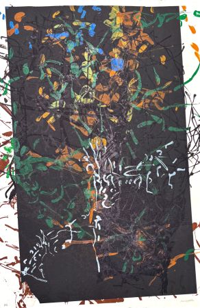 Litografía Riopelle - Jean Paul Riopelle(1923–2002) - Affiche avant la lettre - Color lithograph on Arches paper - 1968