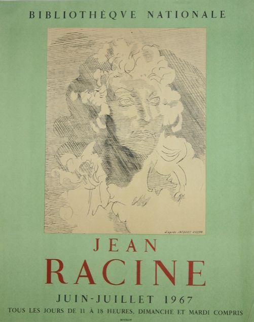 Litografía Villon - Jean  Racine