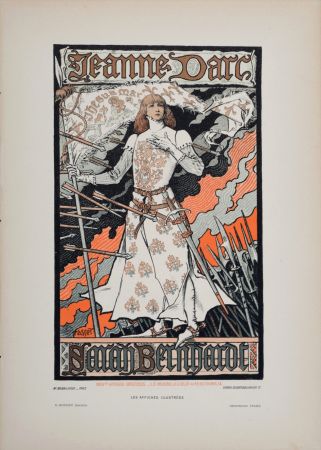 Litografía Grasset - Jeanne D'arc, 1896