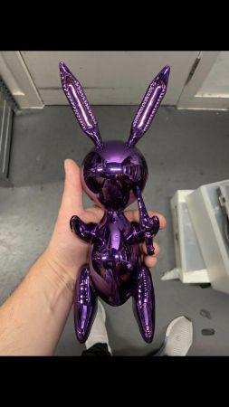 Sin Técnico Koons - Jeff Koons (After) - Balloon Rabbit Purple