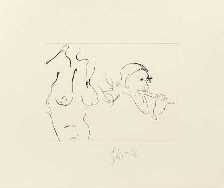 Grabado Flanagan - Jessica & flutist
