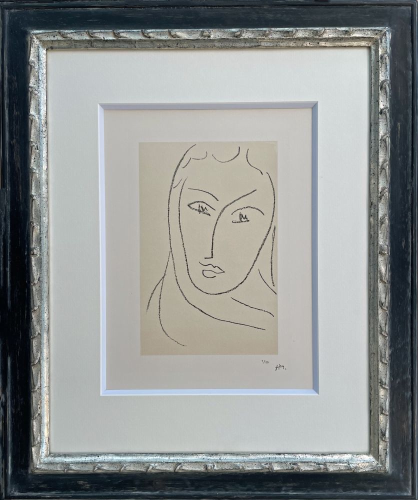 Litografía Matisse - Jeune Femme au Foulard