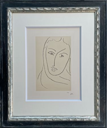 Litografía Matisse - Jeune Femme au Foulard