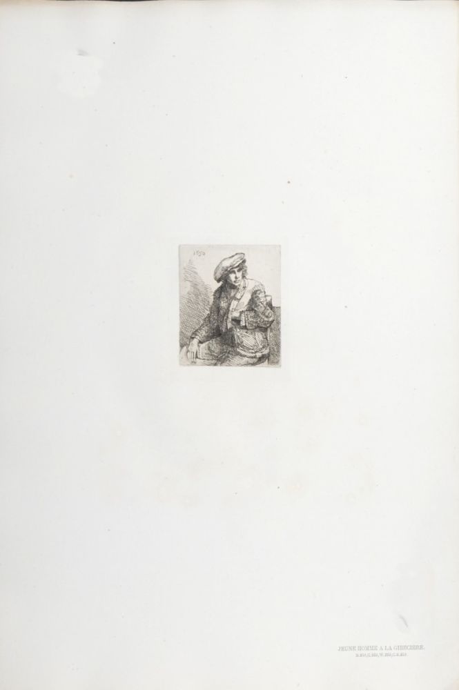 Heliograbado Rembrandt - Jeune Homme à la Gibecière