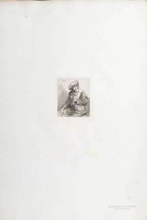 Heliograbado Rembrandt - Jeune Homme à la Gibecière