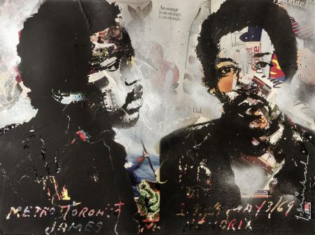 Serigrafía Mr. Brainwash - Jimi Hendrix