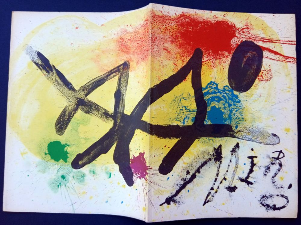 Libro Ilustrado Miró - JOAN MIRÒ. OEUVRE GRAPHIQUE ORIGINAL. CÉRAMIQUES - HOMMAGE MICHEL LEIRIS 