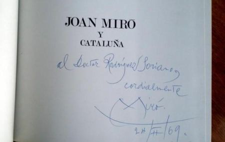 Libro Ilustrado Miró - JOAN MIRÓ Y CATALUÑA (Signed)