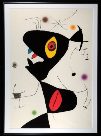 Litografía Miró - Joan Miró