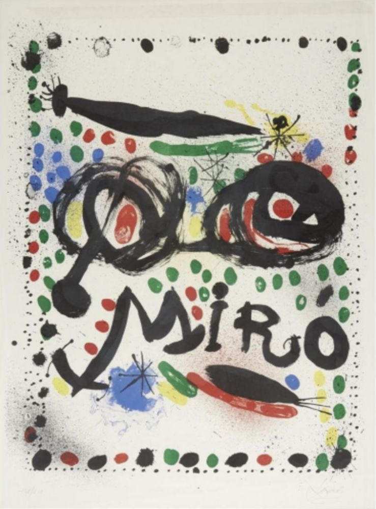 Litografía Miró - Joan Miró - Graphics