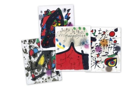 Libro Ilustrado Miró - Joan Miró Litografo I-II-III-IV-V-VI - Catalogue raisonne of the lithograhs