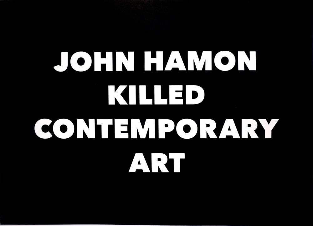 Litografía Hamon - JOHN HAMON KILLED CONTEMPORARY ART