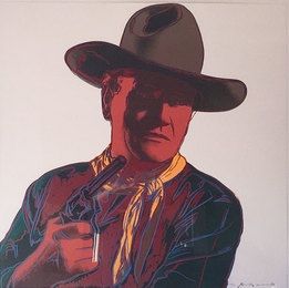 Serigrafía Warhol -  John Wayne 377 by Andy Warhol 