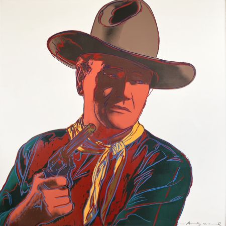 Serigrafía Warhol - John Wayne [Unique] (FS II.377)