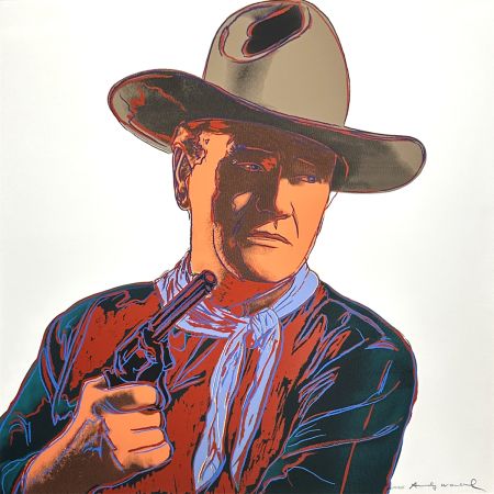 Serigrafía Warhol - John Wayne [Unique] (FS II.377)