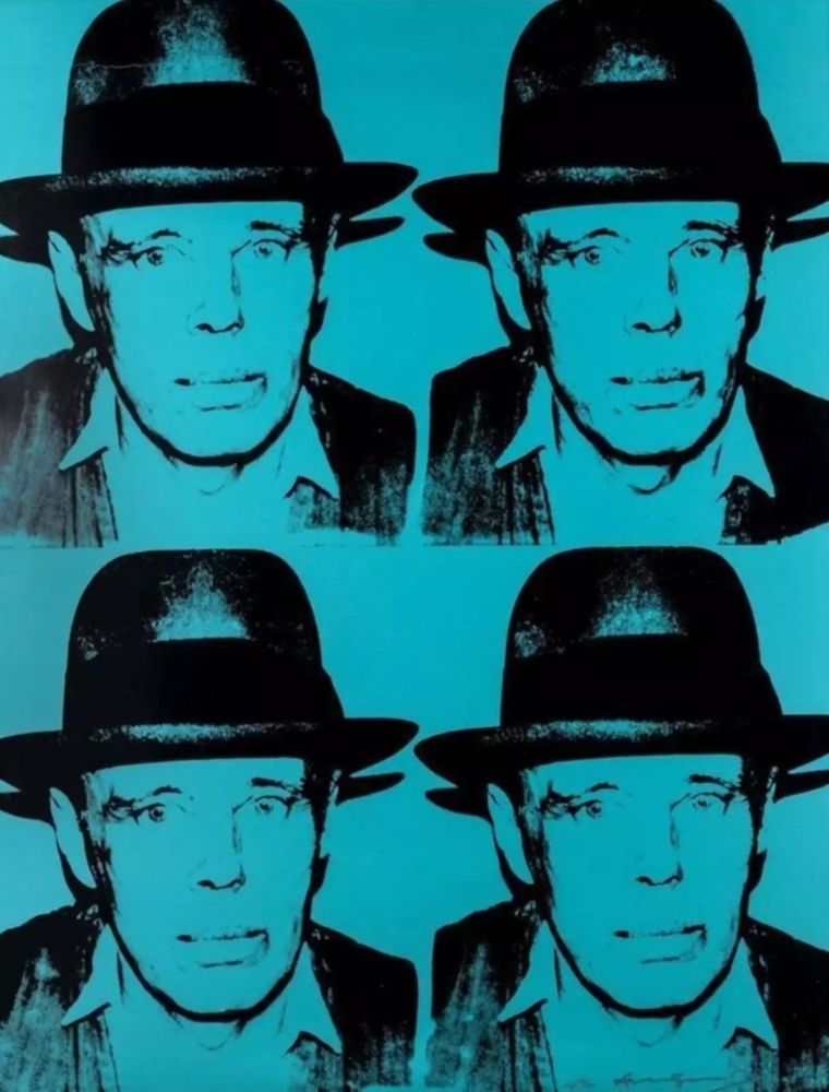 Serigrafía Warhol - Joseph Beuys State I, (FS. II 242)