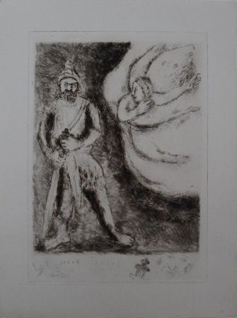 Grabado Chagall - Josué armé par l'éternel #RARE SECOND STATE