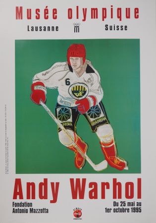Libro Ilustrado Warhol - Joueur de Hockey