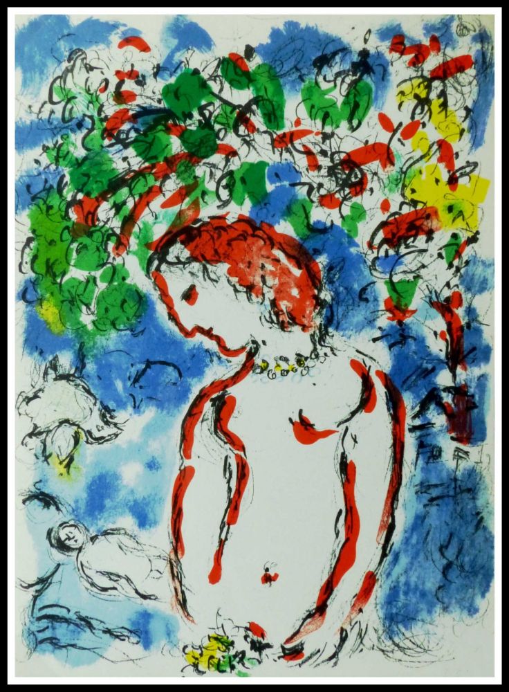 Litografía Chagall - JOUR DE PRINTEMPS