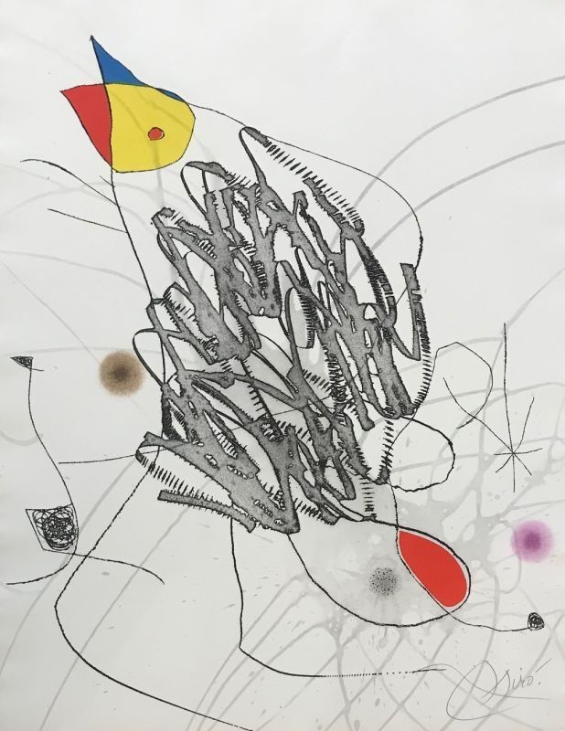 Aguafuerte Y Aguatinta Miró - Journal d'un graveur III 