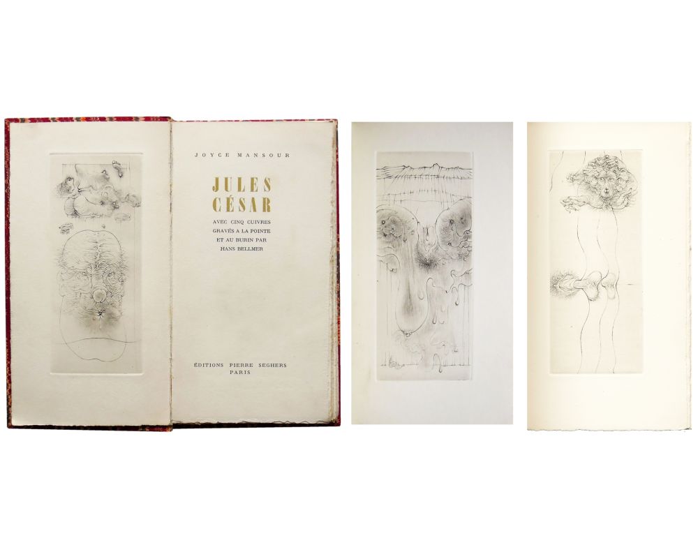 Libro Ilustrado Bellmer - Joyce MANSOUR. JULES CÉSAR. Avec 5 gravures de Hans Bellmer (1955)