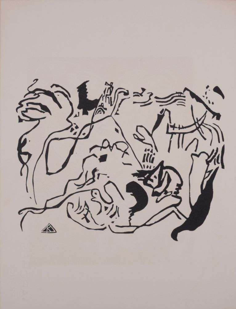 Grabado En Madera Kandinsky - Judgement Day, c. 1975
