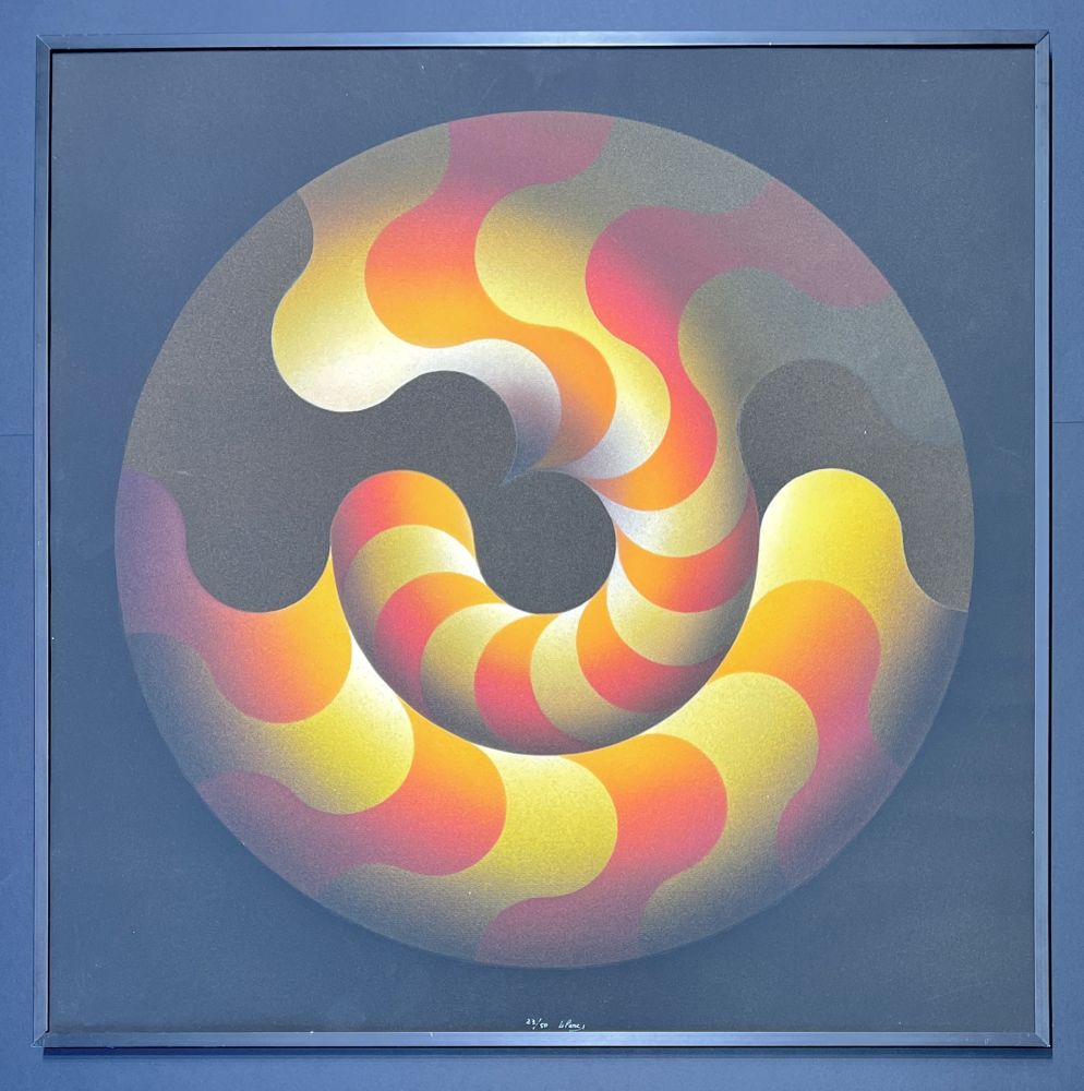 Sin Técnico Le Parc - Julio Le Parc (1928) - Pochoir on paper - 1992
