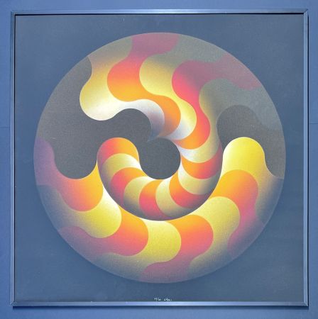 Sin Técnico Le Parc - Julio Le Parc (1928) - Pochoir on paper - 1992