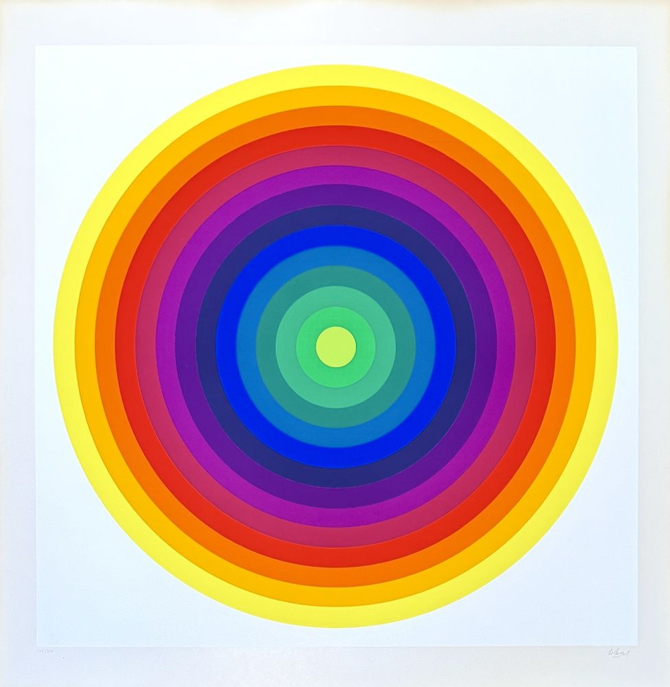 Serigrafía Le Parc - Julio Le Parc (1928) – Serigraphy on paper – 1971