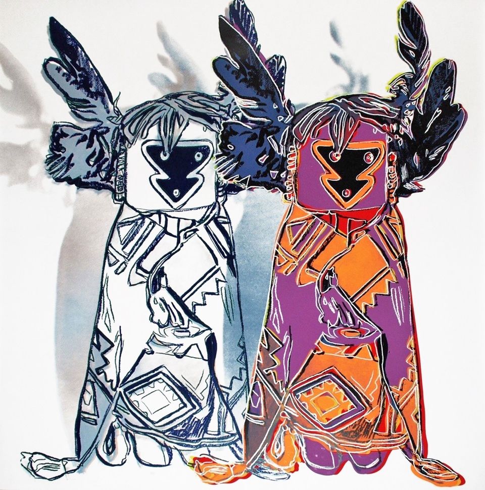 Serigrafía Warhol - Kachina Dolls (FS II.381)