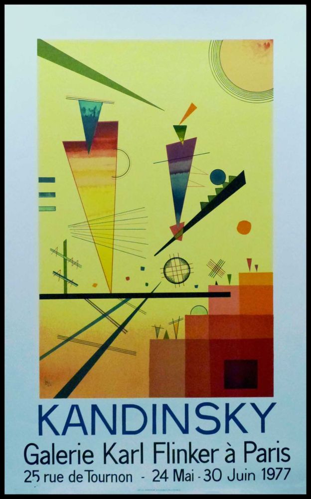 Litografía Kandinsky - KANDINSKY GALERIE Karl FLINKER, PARIS