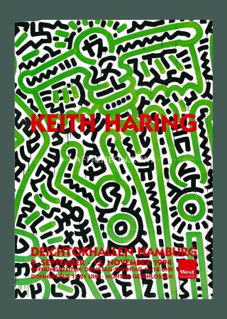 Litografía Haring - Keith Haring: 'Homo Decorans' 1994 Offset-lithograph