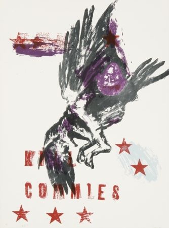 Litografía Spero - Kill commies