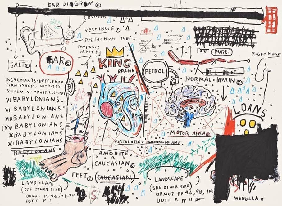 Serigrafía Basquiat - King Brand