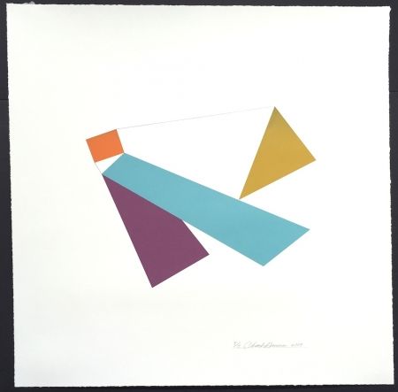 Serigrafía Hinman - Kite, from Kites Suite