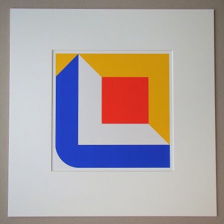 Serigrafía Pfahler - Komposition 1968
