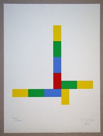 Serigrafía Bill - Konkrete Komposition, 1969