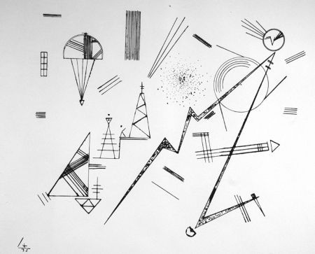 Litografía Kandinsky - Kreis der Freunde des Bauhauses