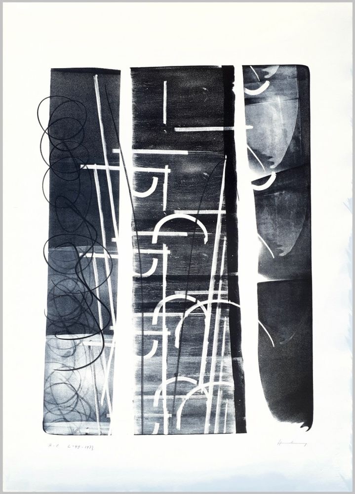 Litografía Hartung - L-49-1973