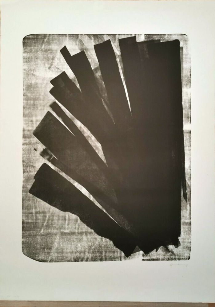 Litografía Hartung - L 1973-58, 1973