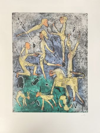 Grabado Matta - L ame du Tarot Theleme 1