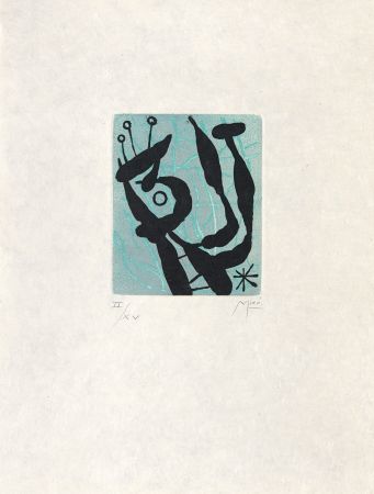 Grabado Miró - La bague d'Aurore