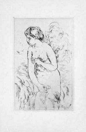 Aguatinta Renoir - La Baigneuse, 1910