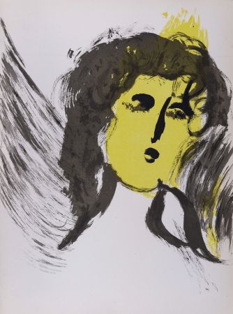Litografía Chagall - La Bible : Ange, 1956
