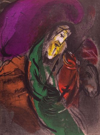 Litografía Chagall - La Bible : Jérémie, 1956