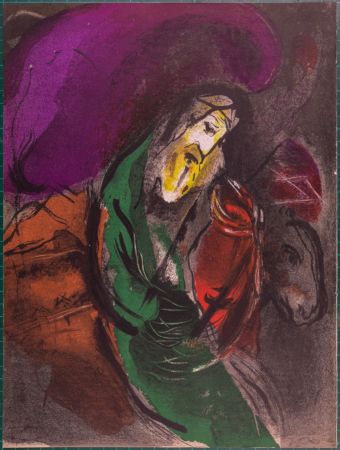 Litografía Chagall - La Bible : Jérémie, 1956