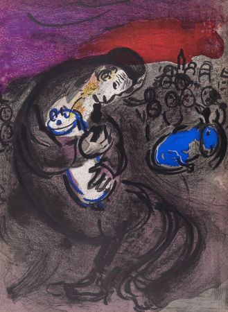 Litografía Chagall - La Bible : Pleurs de Jérémie, 1956