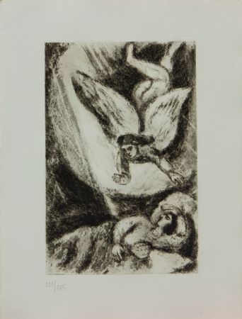 Grabado Chagall - LA BIBLE ( SONGE DE SALOMON )